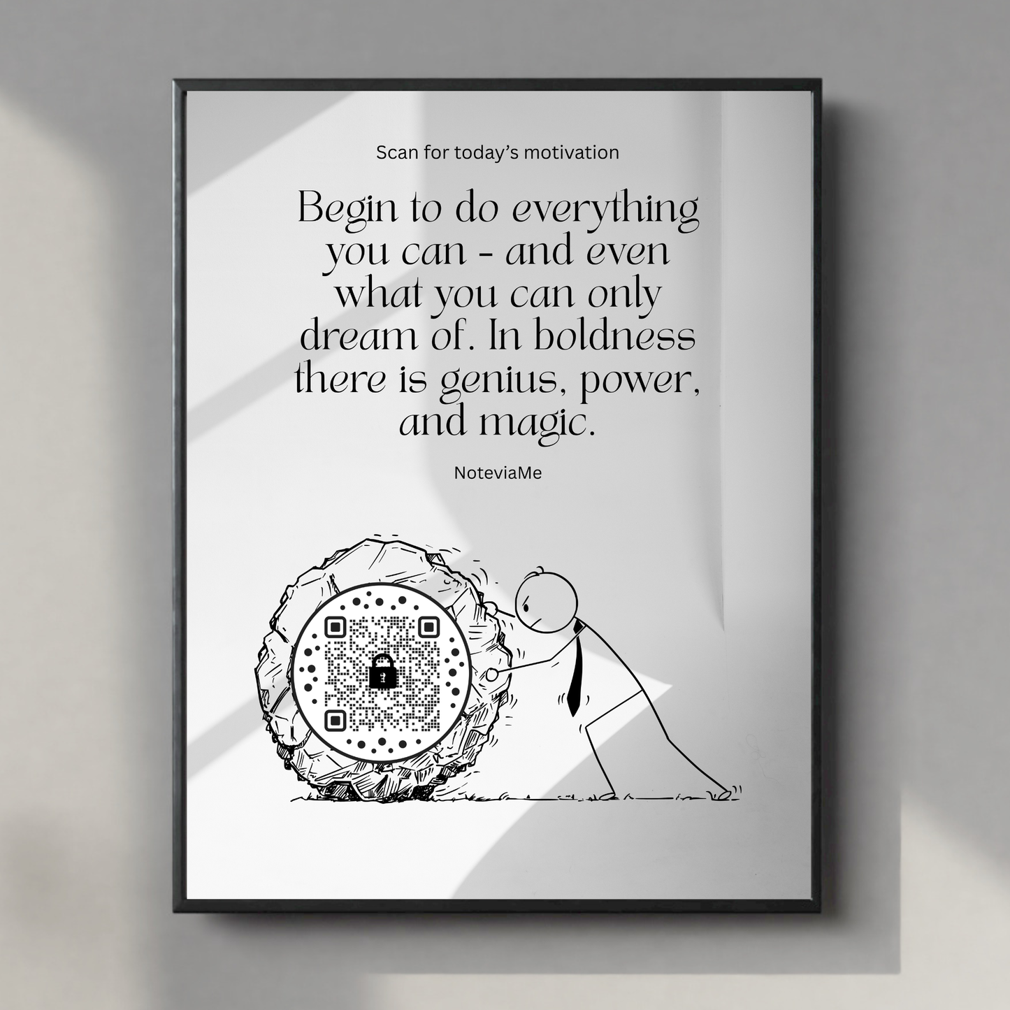 Motivational QR Poster – Find Your Way