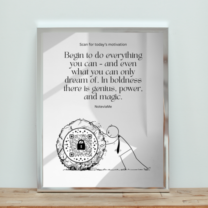 Motivational QR Poster – Find Your Way